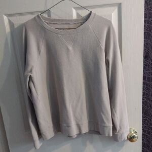 Marc New York Light Gray Knit Top